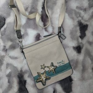 Coach starfish beach crossbody bag